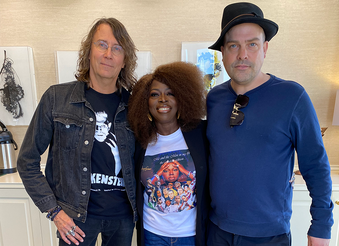 Picture of Angie Stone with her co-authors, Leif Eriksson and Martin Svensson